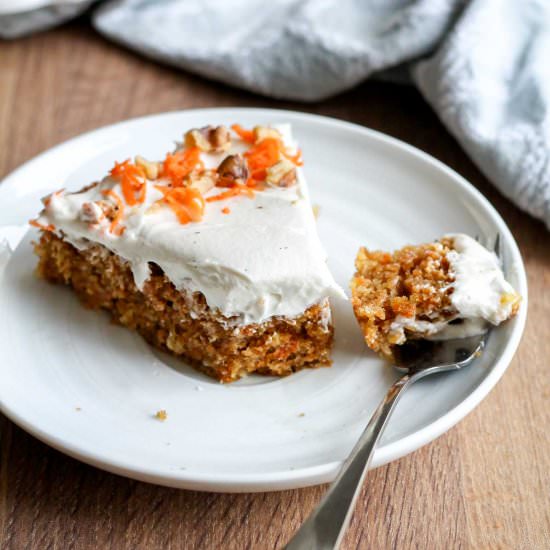 Single Layer Carrot Cake - Recipe photo by katiebirdbakes