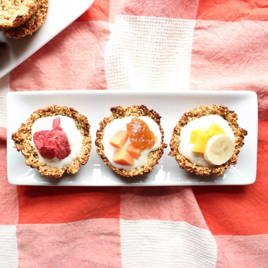 Granola cups - Recipe photo by meandthemoose