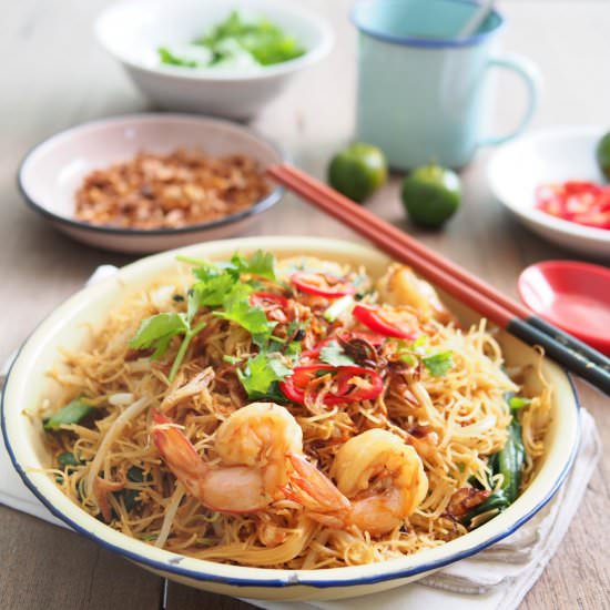 Penang Fried Bee Hoon - Recipe photo by Bake With Paws