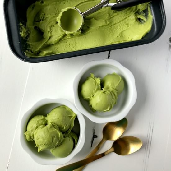 Avocado Mint Ice Cream - Recipe photo by A Life of Happenstance