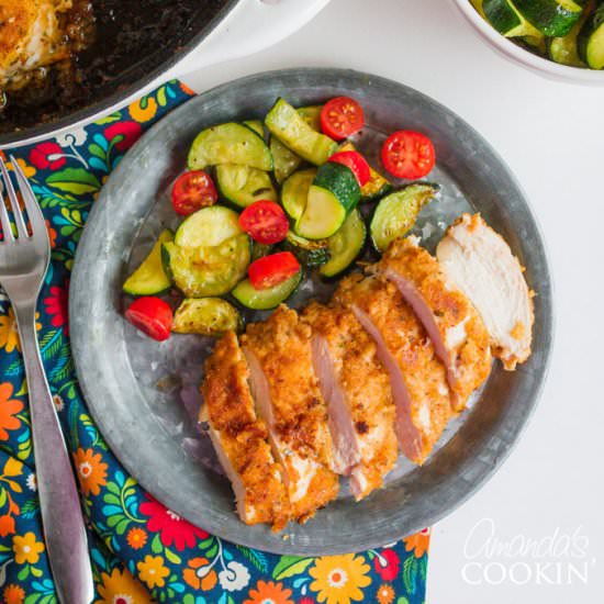 Spicy Oven Fried Chicken - Recipe photo by amandascookin