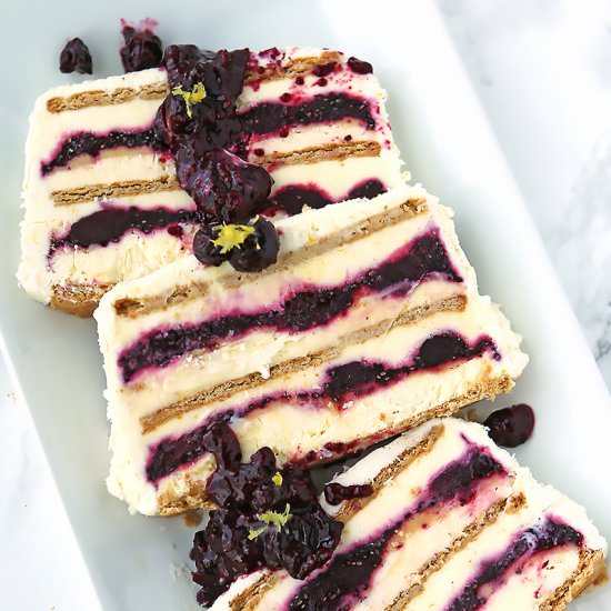 Blueberry Lemon Icebox Cake - Recipe photo by RaisinandFig
