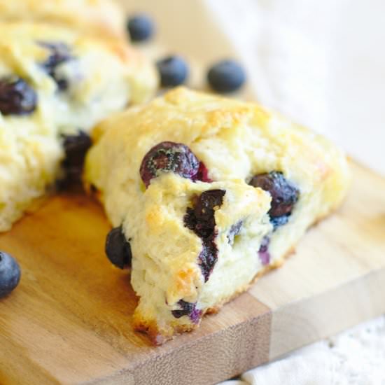 Blueberry Brie Scones - Recipe photo by mildlymeandering