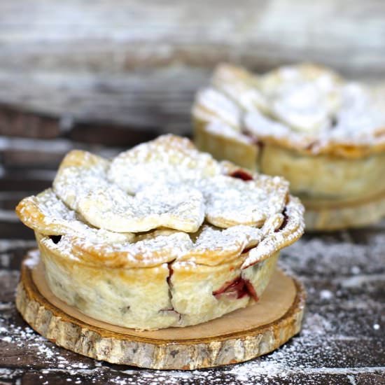 Individual Raspberry Pies - Recipe photo by Ever After in the Woods