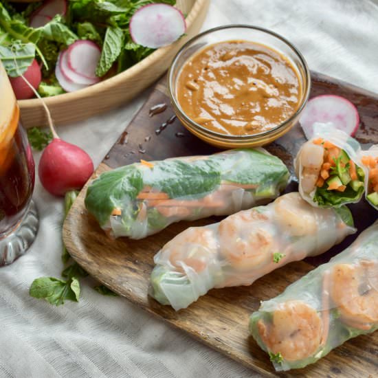 Vietnamese Fresh Spring Rolls - Recipe photo by crimsonandcopper