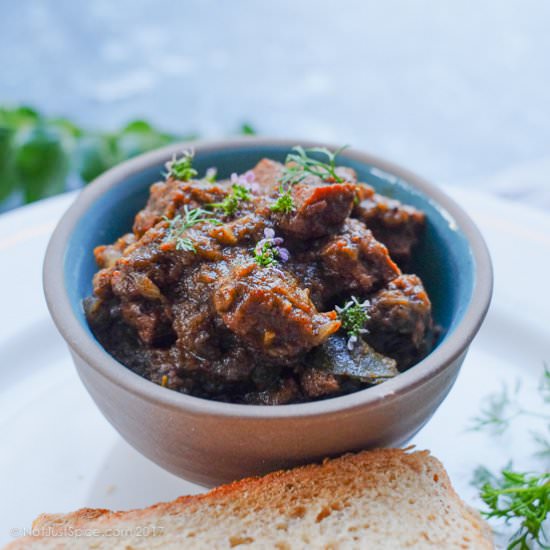 Beef Pepper Curry - Recipe photo by notjustspice