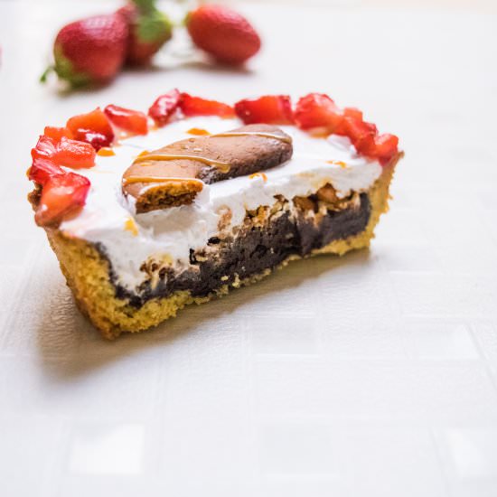 Ganache Tart with Pistachio Crust - Recipe photo by sharmi02