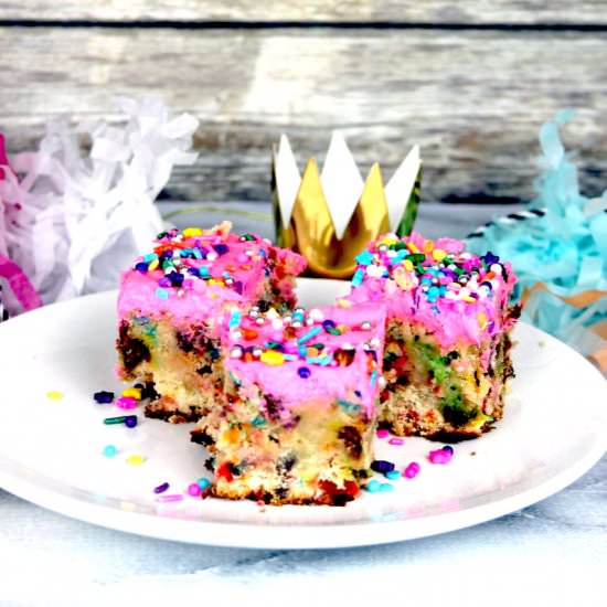 Unicorn Fairy Cookie Bars - Recipe photo by Ever After in the Woods
