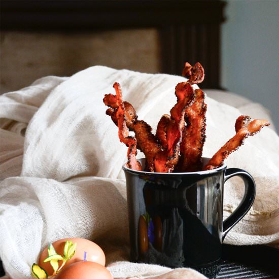 Maple Cured Bacon - Recipe photo by History By the Plate