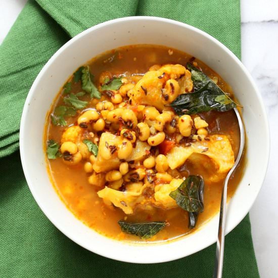 Black eyed peas curry - Recipe photo by richa