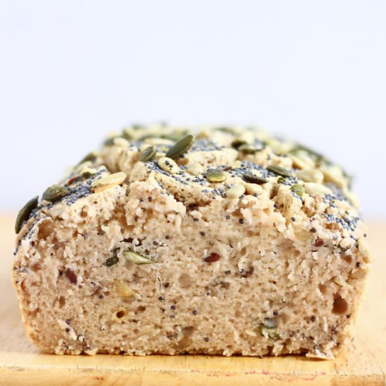 Gluten-Free Vegan Seeded Bread - Recipe photo by rhiansrecipes