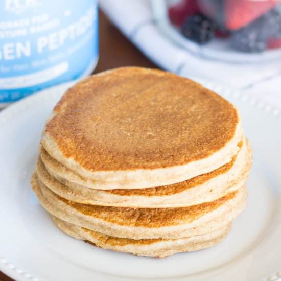 Whole Wheat Protein Pancakes - Recipe photo by kendrastreats
