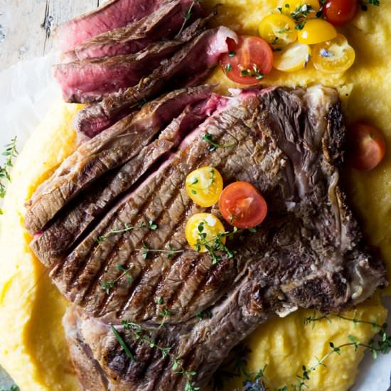 Florentine Steak - Recipe photo by Inside the rustic kitchen