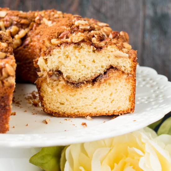 sour cream coffee cake - Recipe photo by littlesweetbaker