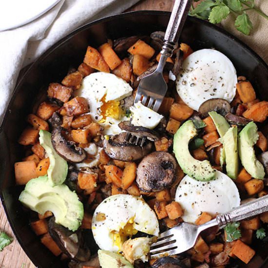 Sweet Potato Breakfast Hash - Recipe photo by suebeehomemaker