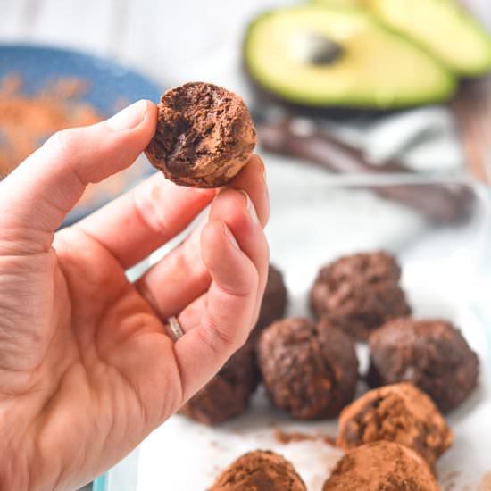Chocolate Avocado Truffles - Recipe photo by theharvestskillet
