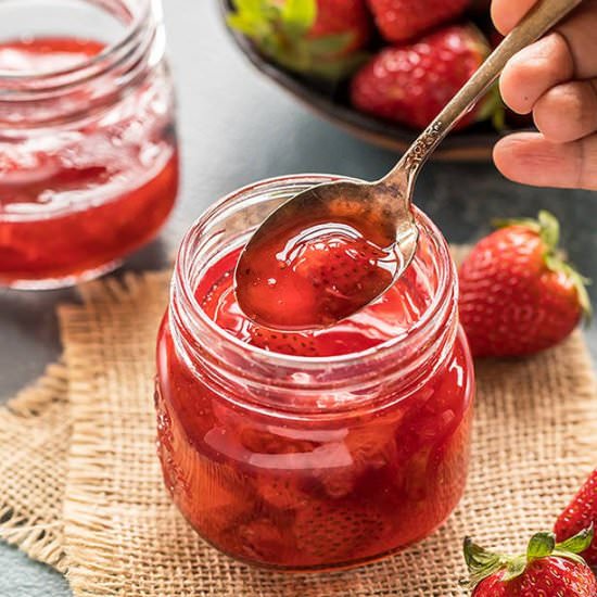 Homemade Strawberry Syrup - Recipe photo by cookwithmanali