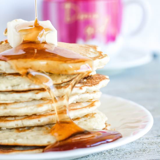 Easy Pancakes from Scratch - Recipe photo by Sweet Tea and Thyme