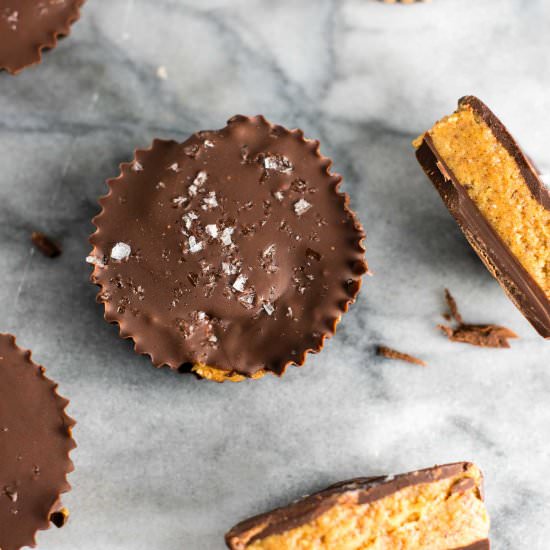 Almond Butter Cups - Recipe photo by buildyourbite