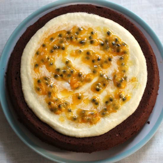 Chocolate and Passionfruit Cake - Recipe photo by Whats Bean Cooking