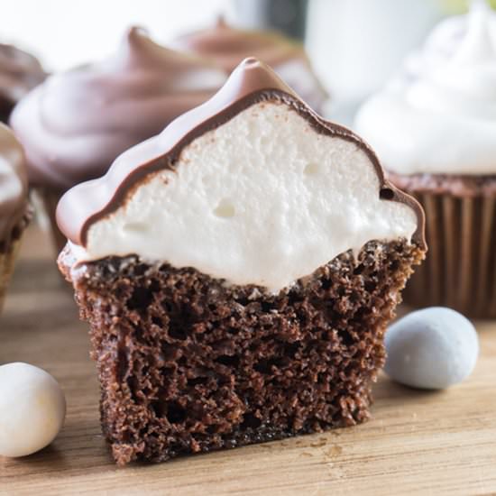 Hi-Hat Cupcakes - Recipe photo by A Table Full of Joy