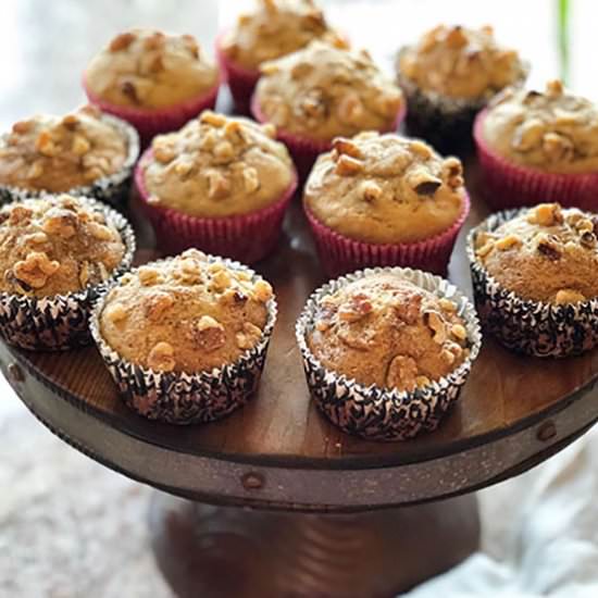 Banana Nut Muffins - Recipe photo by asiancaucasian