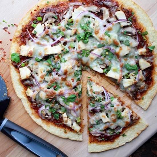Korean BBQ Cauliflower Pizza - Recipe photo by asiancaucasian