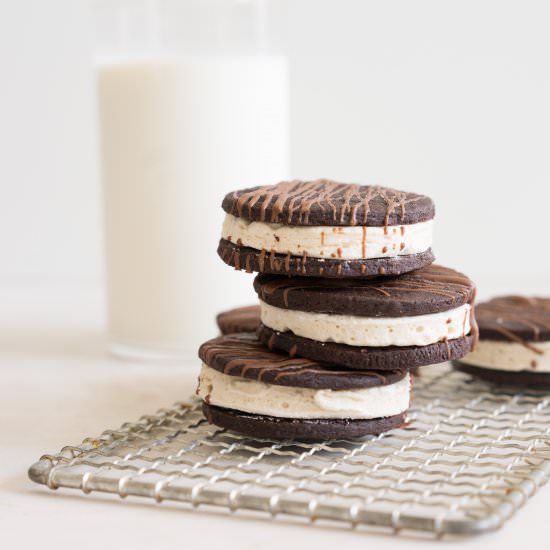 Chocolate Tahini Marshmallow Cookie - Recipe photo by cloudykitchen