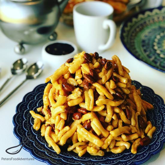 Chak Chak – Fried Honey Cake - Recipe photo by PetersFoodAdventures