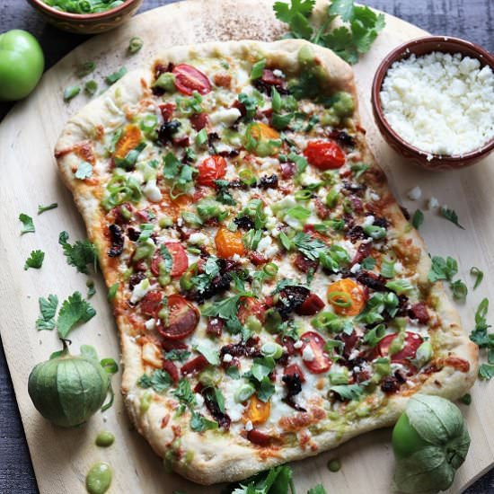 Grilled Mexican Pizza - Recipe photo by Give it Some Thyme