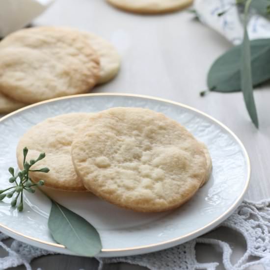 Lacey Salted Shortbread - Recipe photo by pedanticfoodie