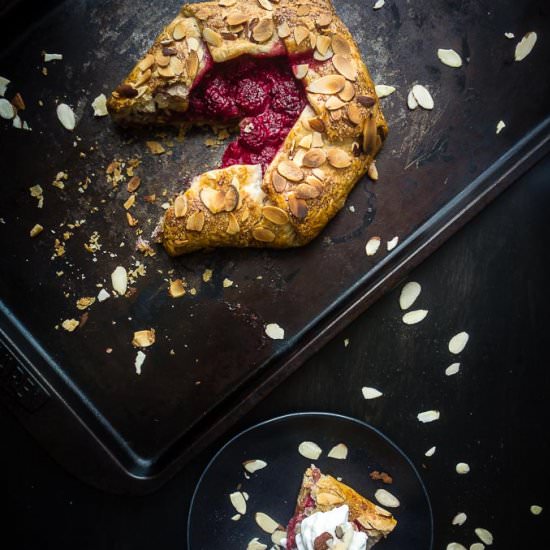 Almond Raspberry Galette - Recipe photo by Went Here 8 This