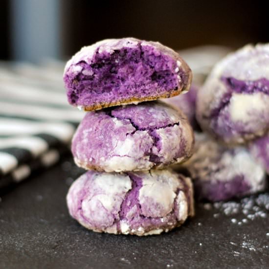 Ube Crinkle Cookies - Recipe photo by Thesweetandsourbaker