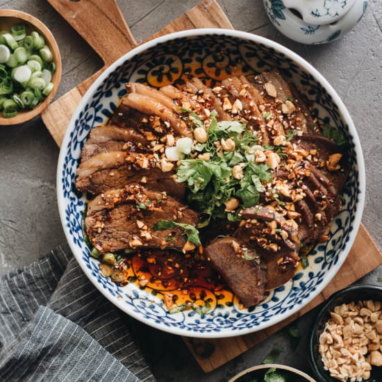 Fu Qi Fei Pian - Recipe photo by omnivorescookbook