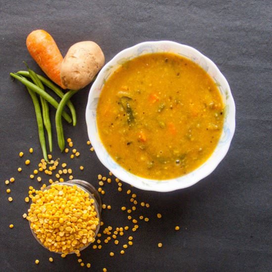 Instant South Indian Sambar - Recipe photo by Puja