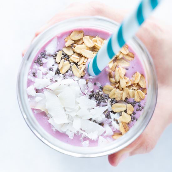 Purple Sweet Potato Smoothie - Recipe photo by freeyourfork