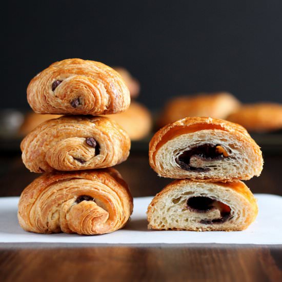 chocolate croissant - Recipe photo by Wild wild whisk