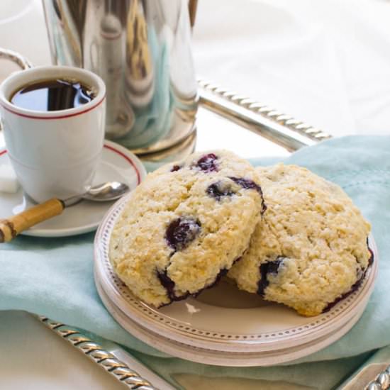 Blueberry Cream Cheese Scones - Recipe photo by garlic and zest