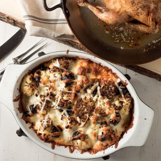 roasted cauliflower gratin - Recipe photo by glebekitchen