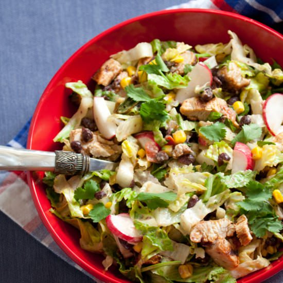 Mexican Chicken and Bean Salad - Recipe photo by kitchencoup