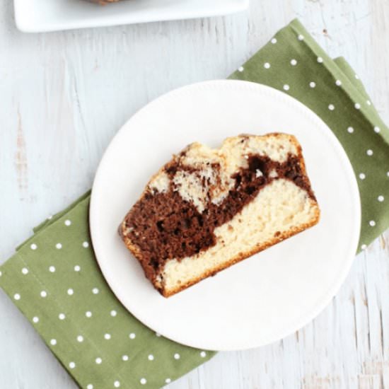Chocolate Marble Loaf Cake - Recipe photo by Table for 7