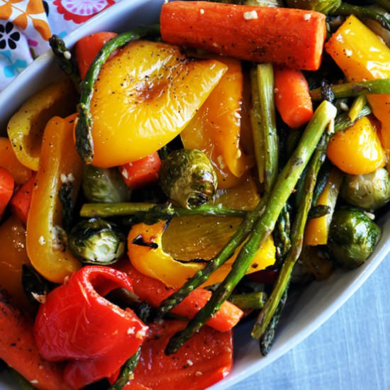 Spring Roasted Vegetables - Recipe photo by A Little and A Lot