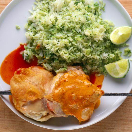 Cilantro lime rice - Recipe photo by Shamshiri cAfe