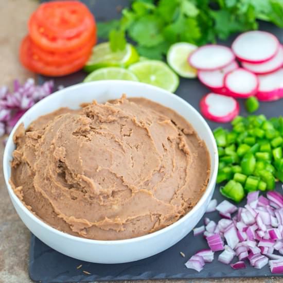 Pressure Cooker Refried Beans - Recipe photo by healingtomato