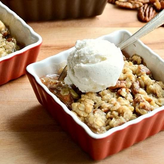 Rhubarb Crisp - Recipe photo by Blessthismess