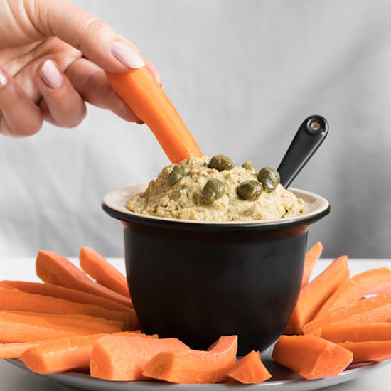 Caper Hummus - Recipe photo by claudiacanu