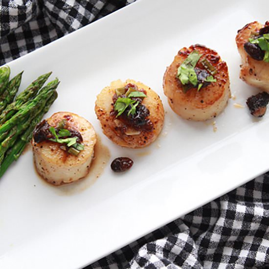 Seared Scallops & Black Bean Sauce - Recipe photo by asiancaucasian