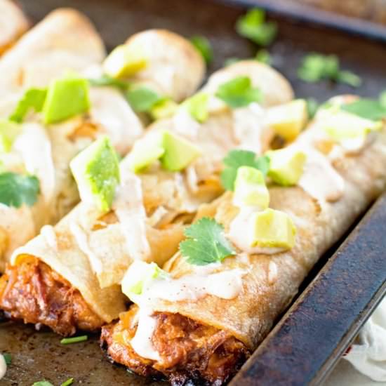 Pulled Pork Taquitos - Recipe photo by gimmesomegrilling