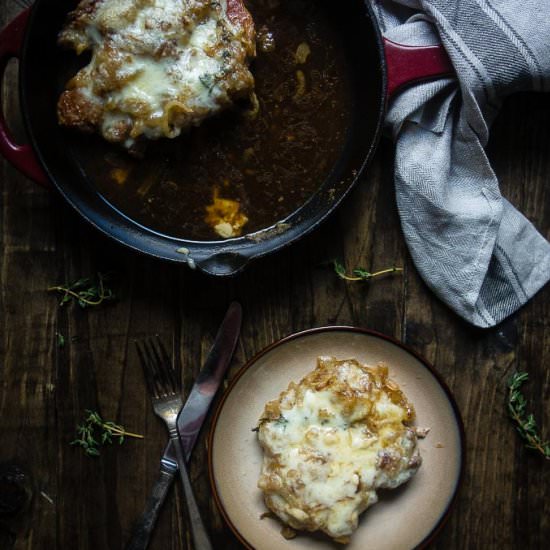 French Onion Smothered Pork Chops - Recipe photo by Went Here 8 This