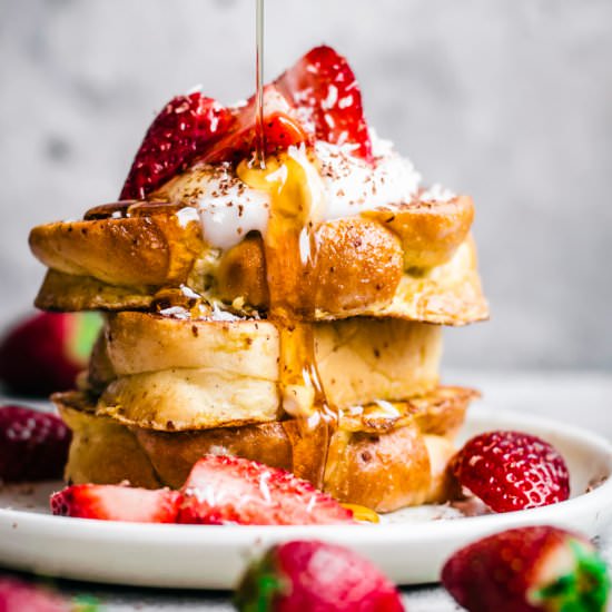 Lemon Vanilla French Toast - Recipe photo by occasionallyeggs